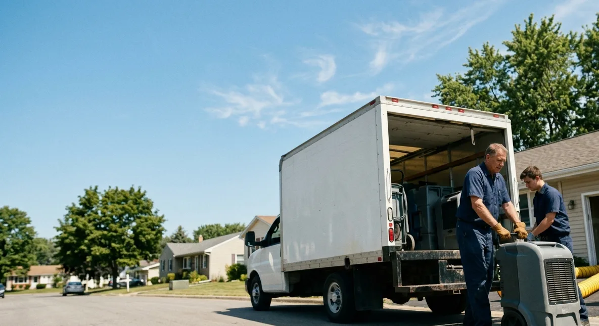 Water Damage Cleanup in Orangeville, IL near me